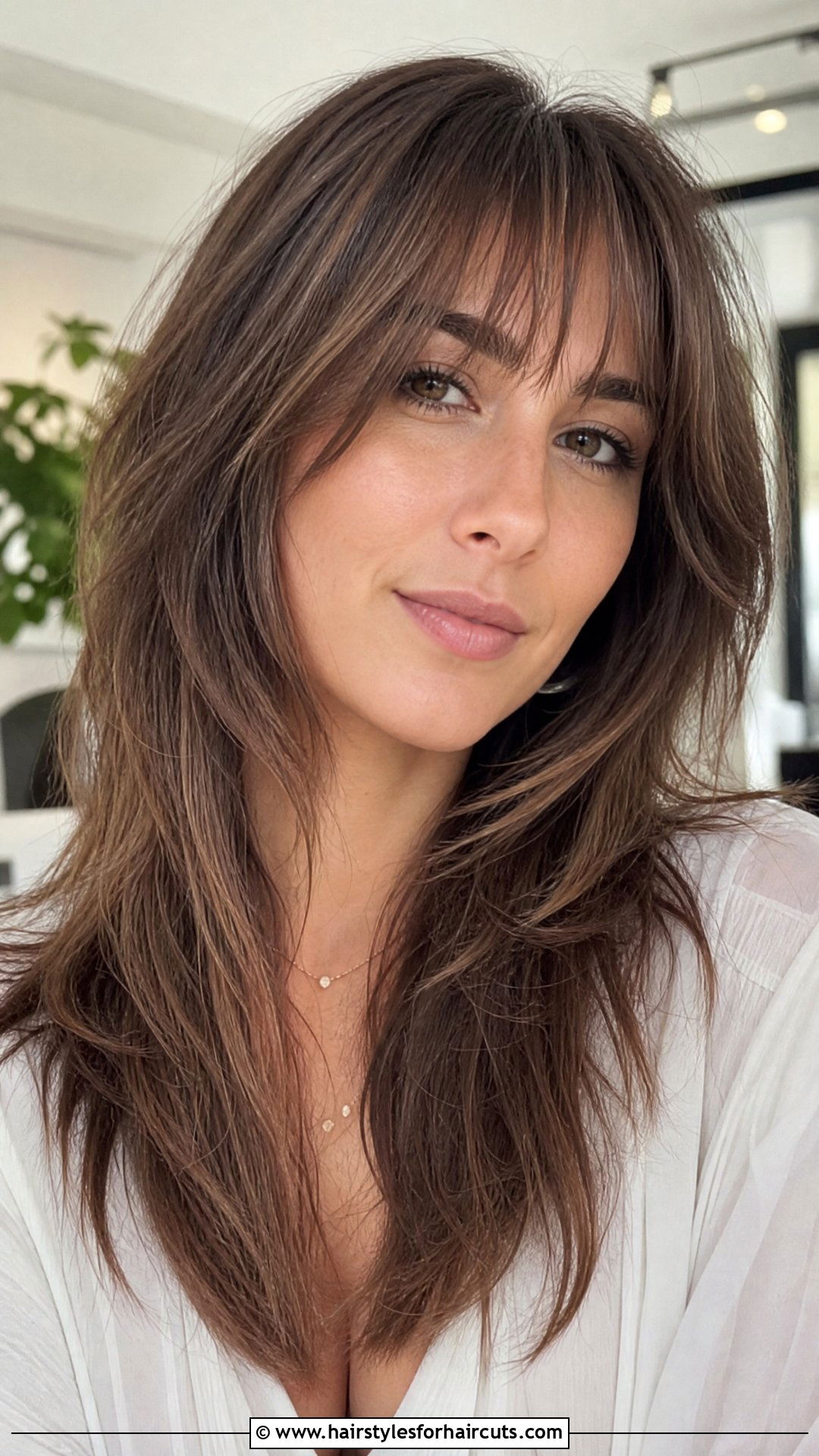 Wispy Bangs With Layered Cut - 25 hairstyles over 65 - 25 hairstyles over 65
