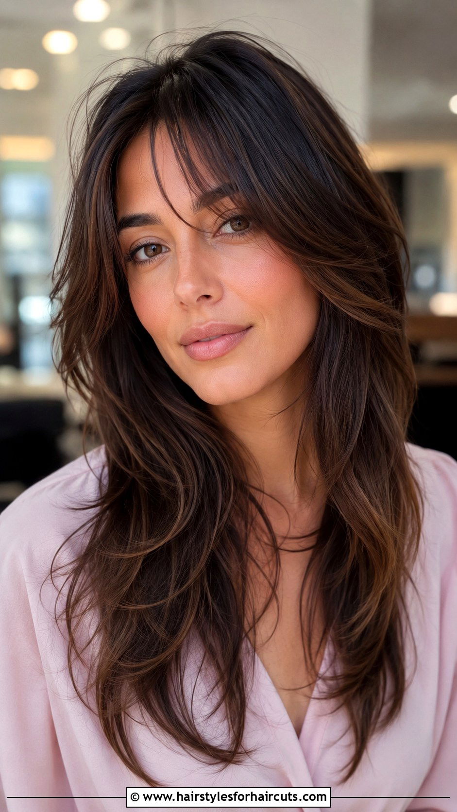 Wispy Layered Cut - 25 hairstyles for round faces over 50 - 25 hairstyles for round faces over 50