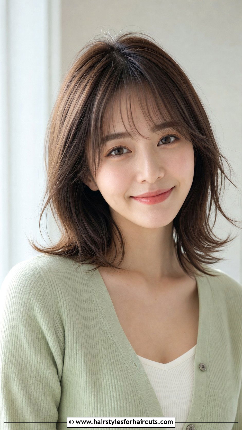 Wispy Layered Medium Cut - 25 haircuts for medium length thin hair - 25 haircuts for medium length thin hair