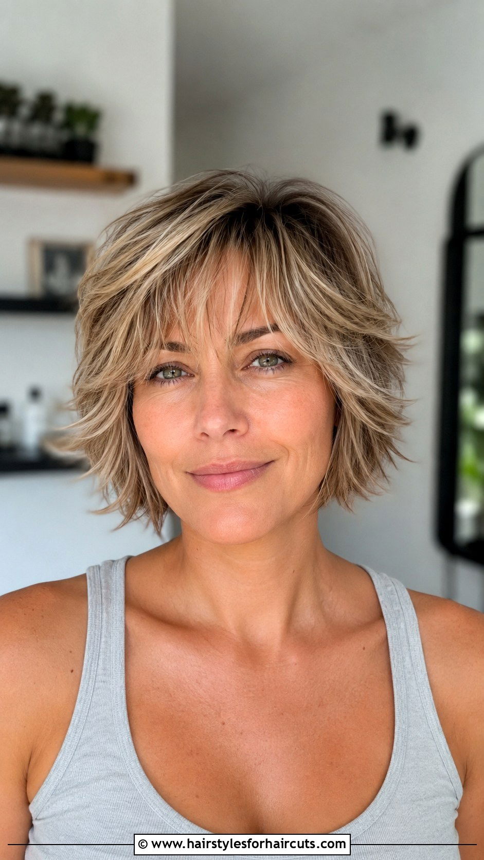 Wispy Layered Short Haircut - 25 haircuts for white hair over 60 - 25 haircuts for white hair over 60