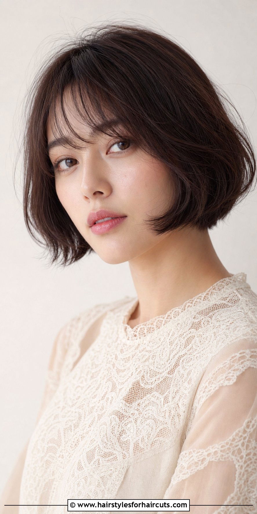Wispy Rounded Bob - 25 rounded bob haircuts for fine hair - 25 rounded bob haircuts for fine hair