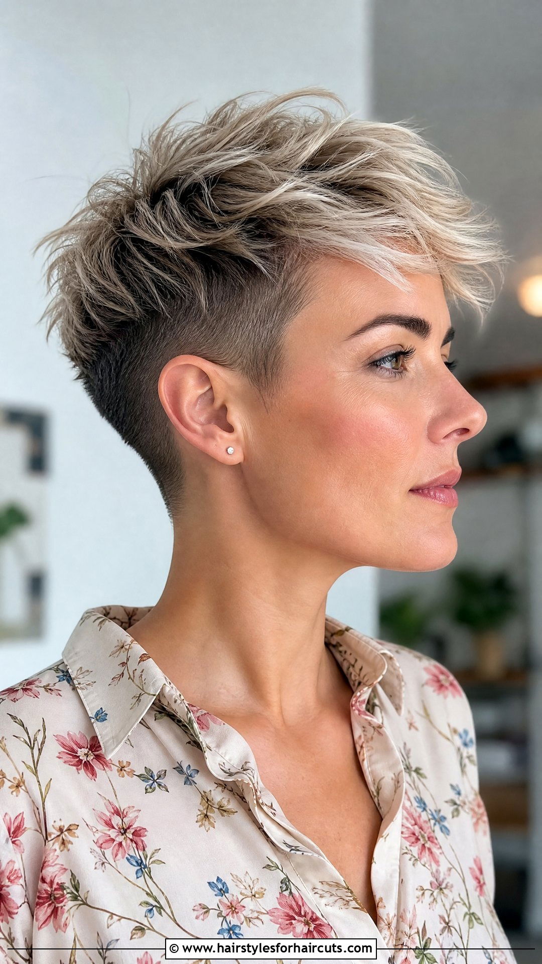 Wispy Short Pixie With Shaved Sides - 25 fine hair undercut very short pixie haircuts - 25 fine hair undercut very short pixie haircuts