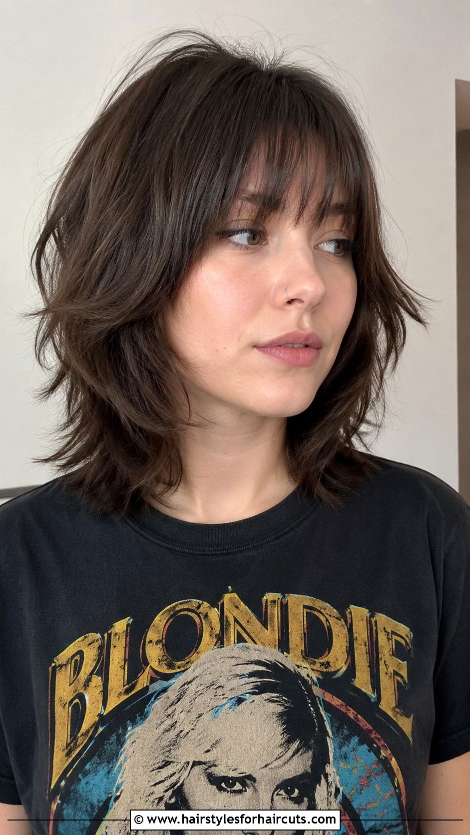 Wolf Cut After 4 Inch Cut - 25 4 inches of haircuts off - 25 4 inches of haircuts off