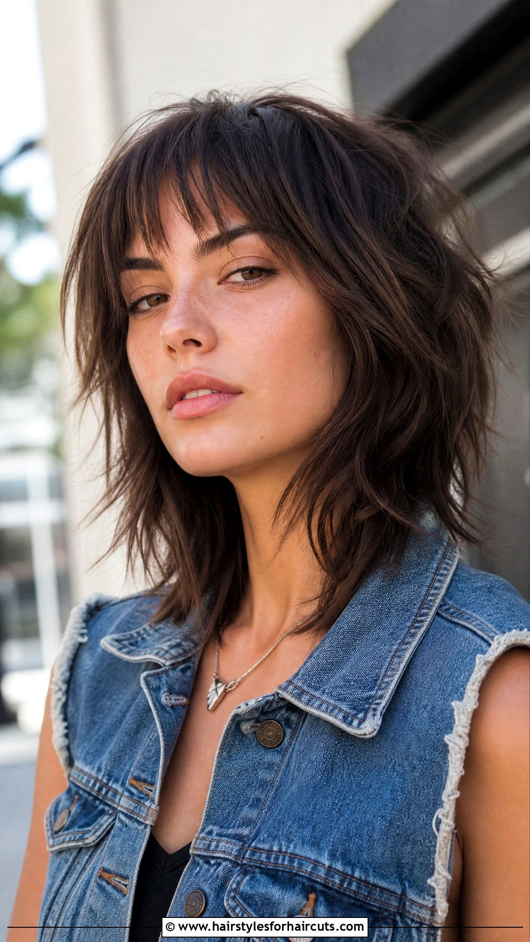 Wolf Cut With Fringe - 25 frindge haircuts - 25 frindge haircuts