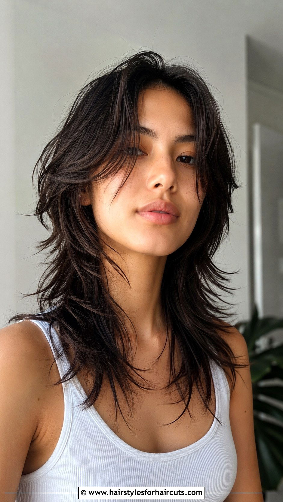 Wolf Cut with No Bangs - 25 wolf bang haircuts - 25 wolf bang haircuts