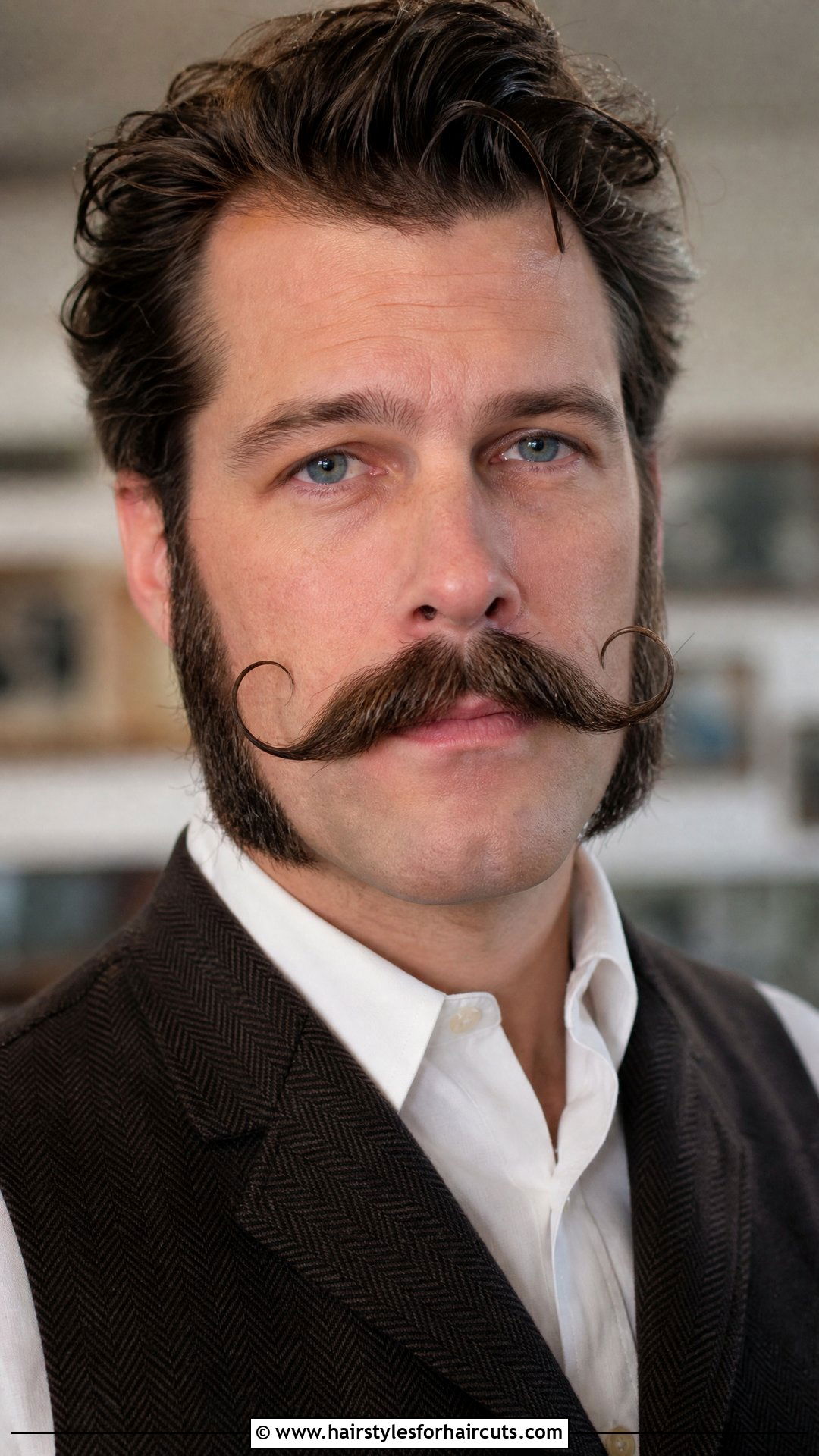 Wolverine Chops With Handlebar Mustache - 25 wolverine facial hairstyles - 25 wolverine facial hairstyles