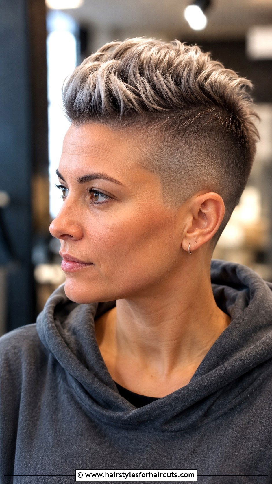Women Shaved Faux Hawk - 25 shaved hairstyles for women - 25 shaved hairstyles for women