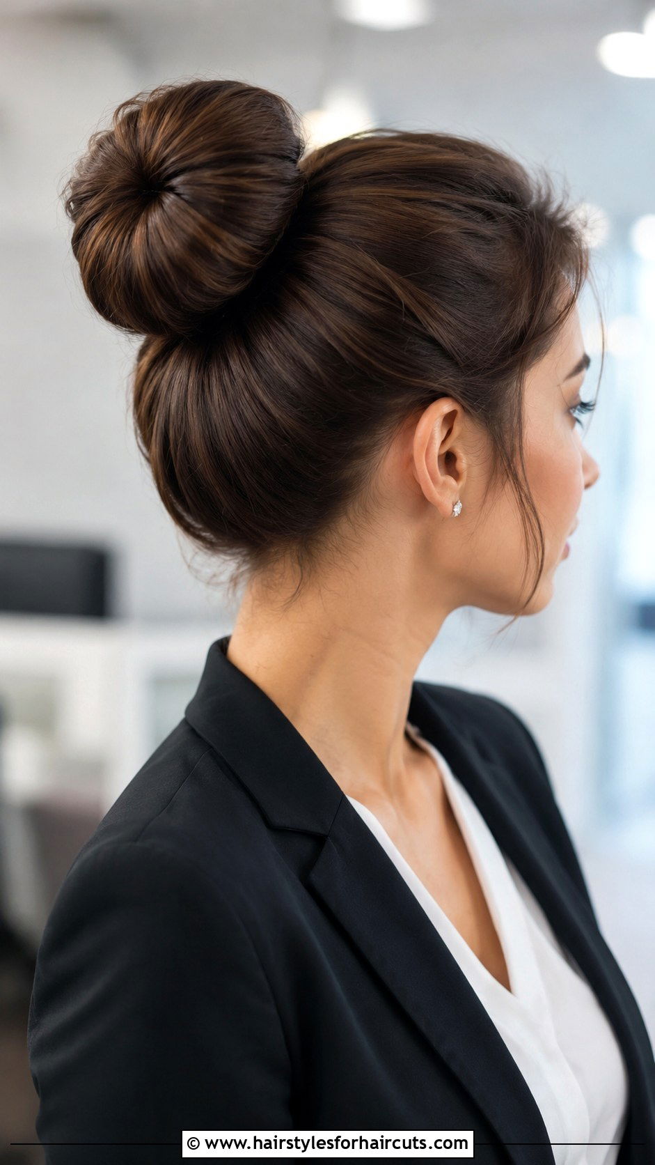Wrapped Bun - 25 cute bun hairstyles for long hair - 25 cute bun hairstyles for long hair