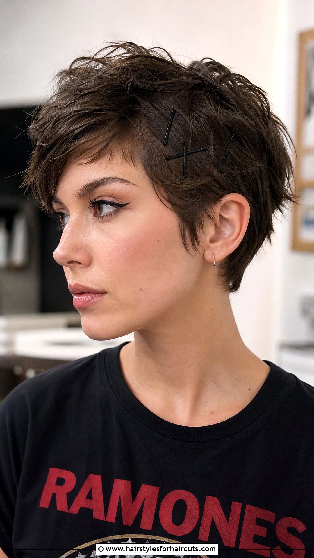 X Mark Bobby Pin Short Hair - 25 short hair bobby pin hairstyles - 25 short hair bobby pin hairstyles
