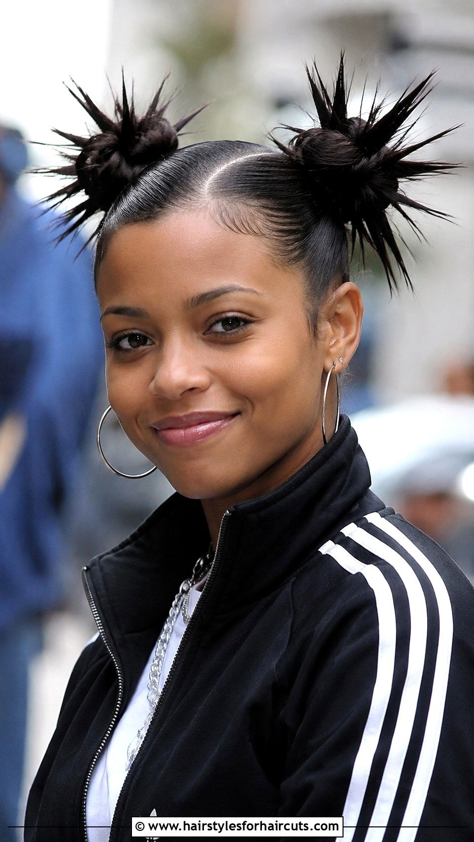 Y2K Spiky Buns - 25 festival hairstyles - 25 festival hairstyles