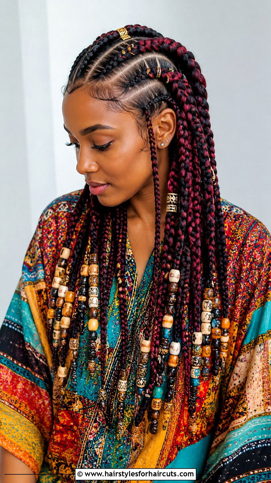 Yarn Braids With Beads - 25 beaded hairstyles - 25 beaded hairstyles