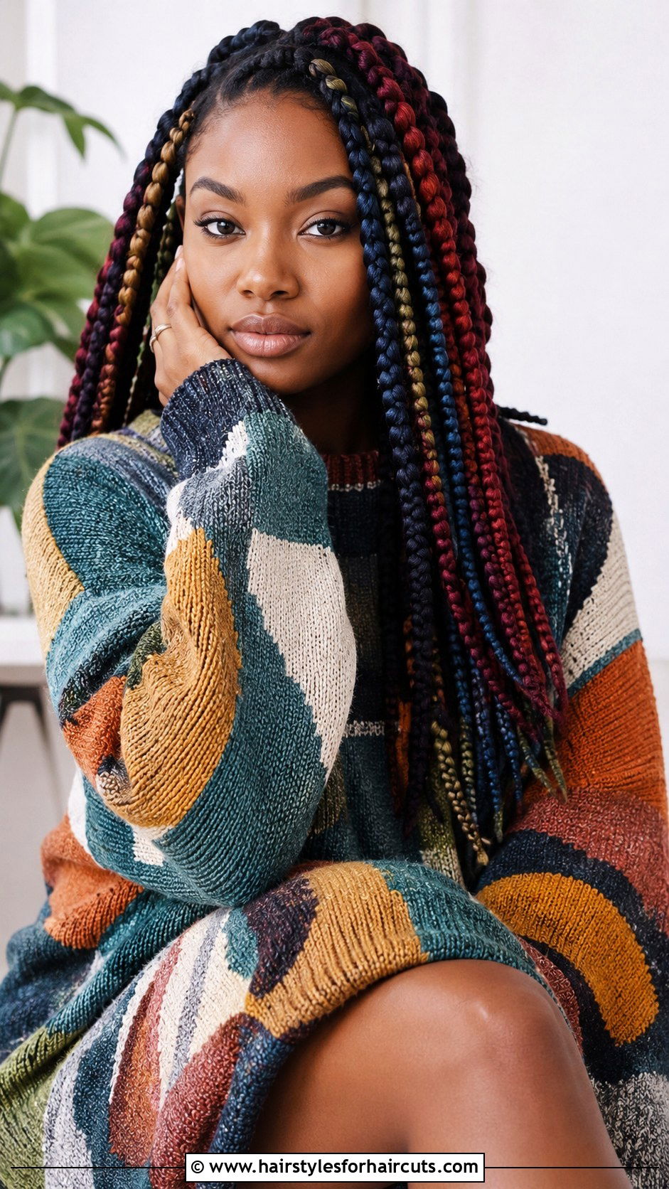 Yarn Braids - 25 70s braided hairstyles black hair - 25 70s braided hairstyles, black hair