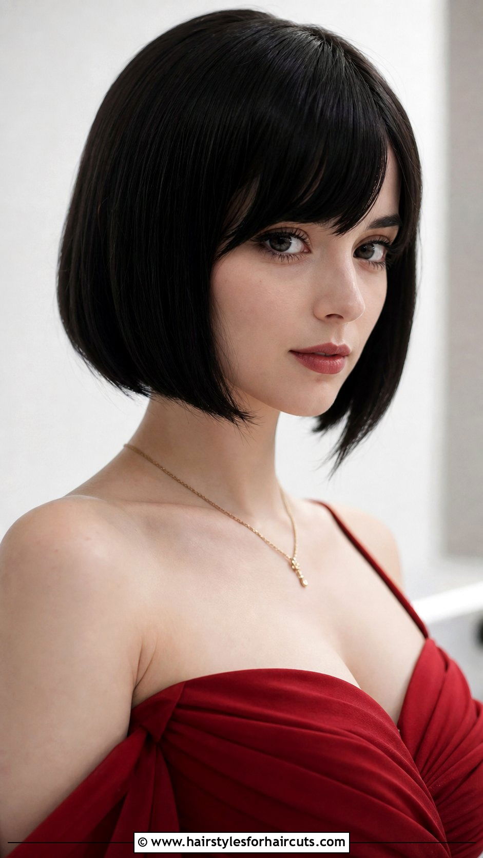 Yor Forger Sleek Black Bob - 25 black anime hairstyles - 25 black anime hairstyles