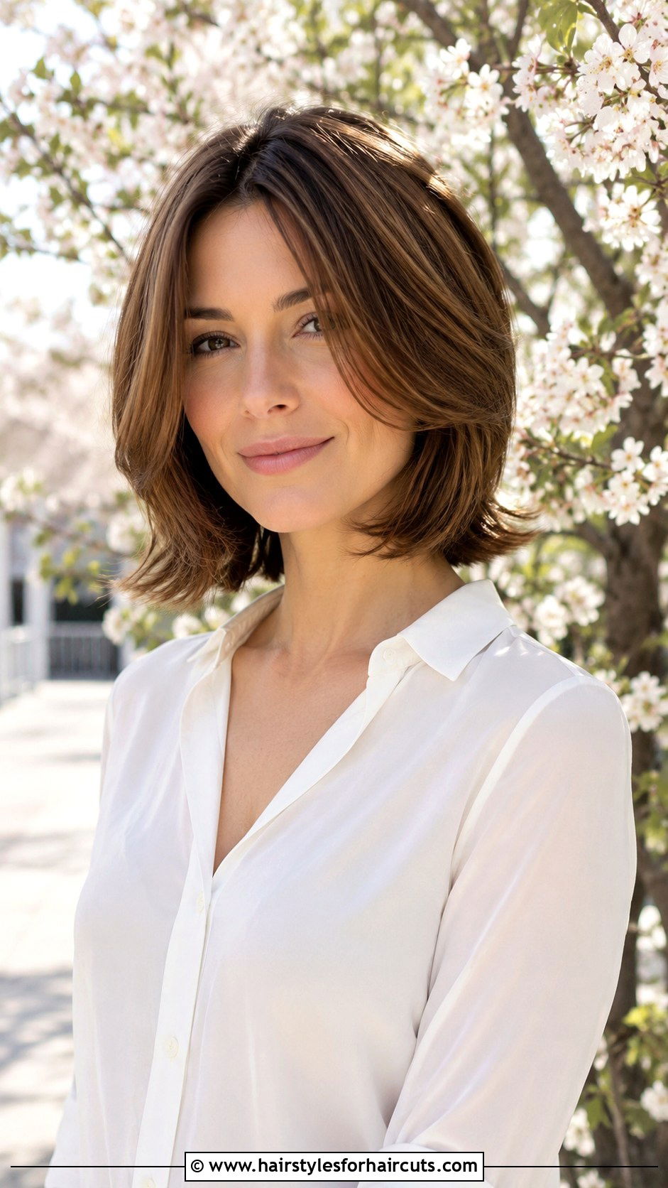YouCam Makeup Layered Bob - 25 app for haircuts - 25 app for haircuts