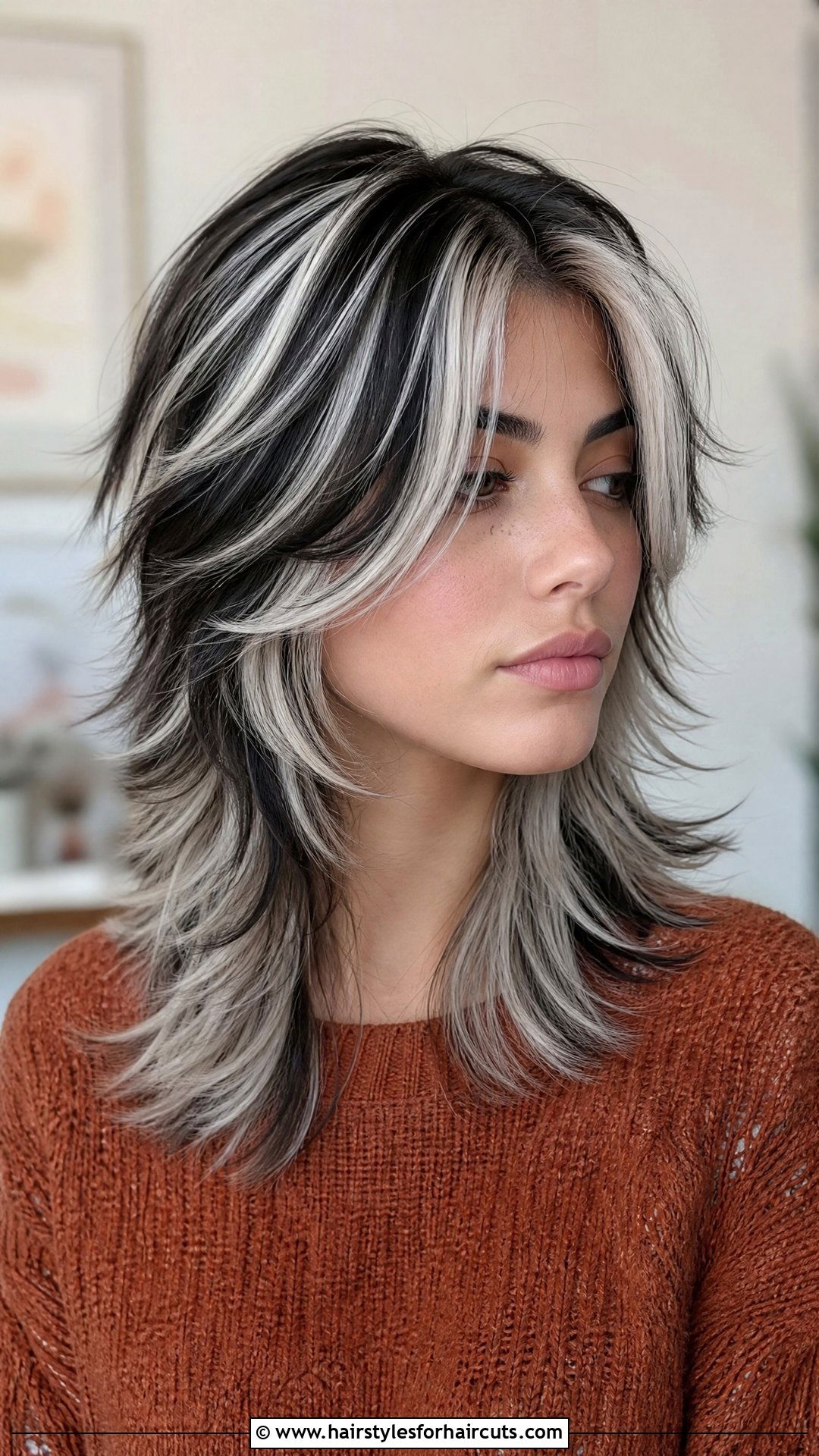 Zebra Pattern Layered Haircut - 25 zebra hairstyles - 25 zebra hairstyles