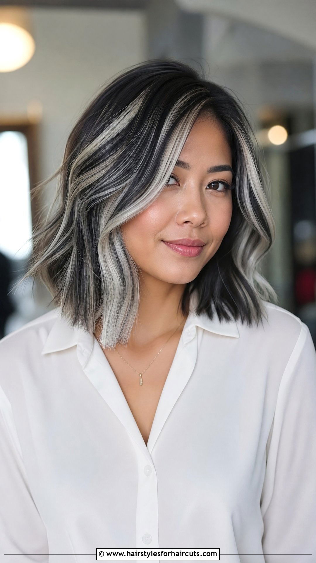 Zebra Pattern Shoulder Length Hair - 25 zebra hairstyles - 25 zebra hairstyles