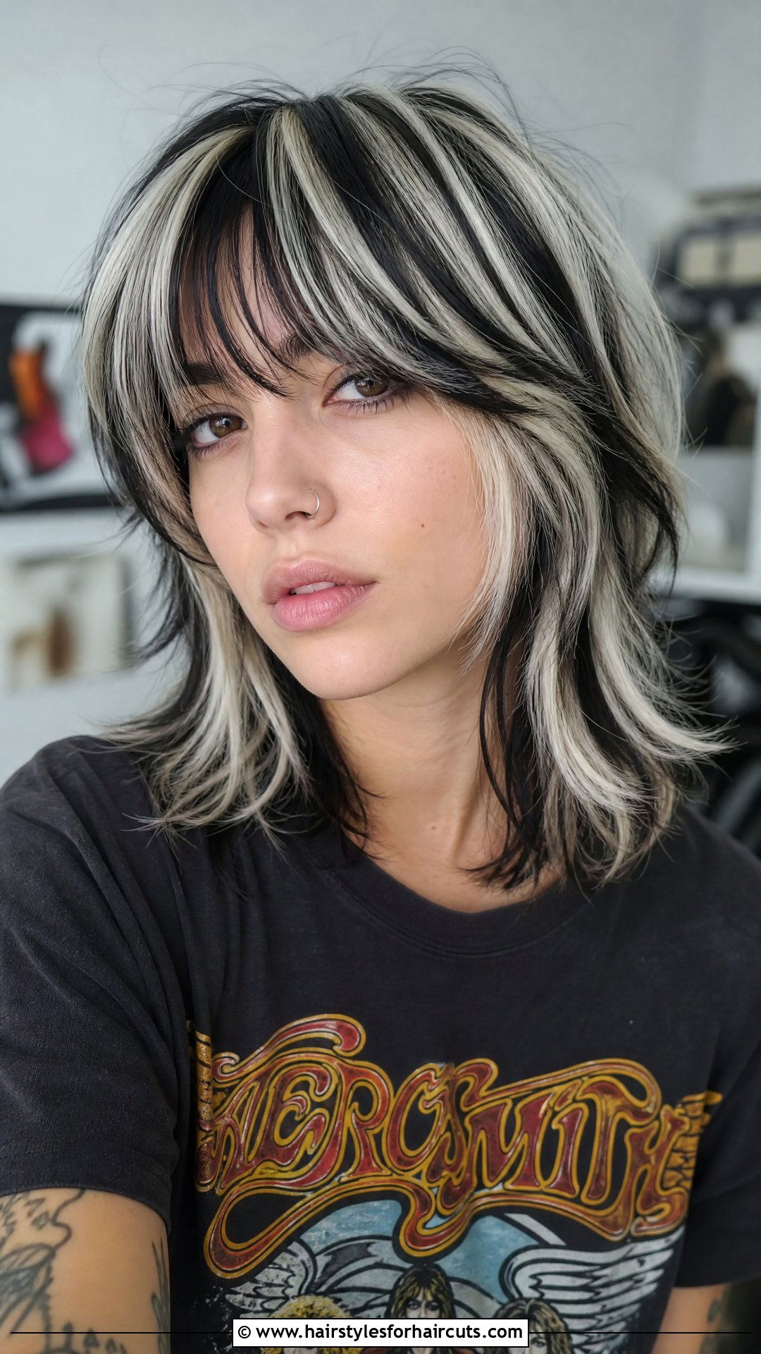 Zebra Print Shag Haircut - 25 zebra hairstyles - 25 zebra hairstyles