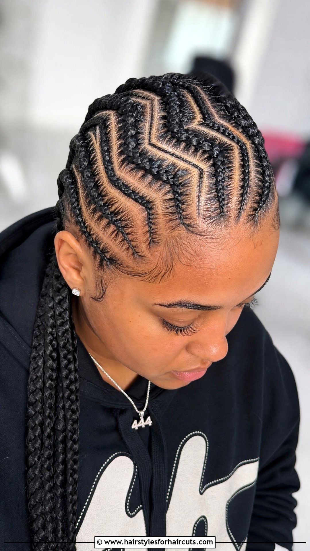 Zig Zag Cornrows - 25 corn rows hairstyles - 25 corn rows hairstyles