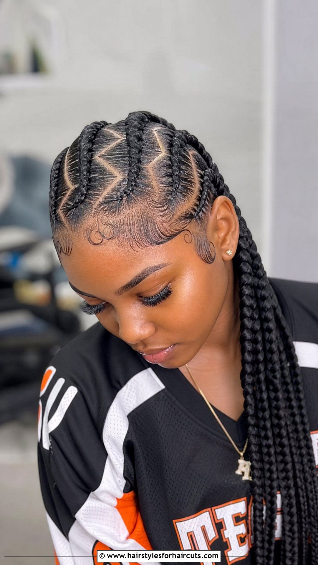 Zig Zag Cornrows - 25 cornrow hairstyles for black hair - 25 cornrow hairstyles for black hair