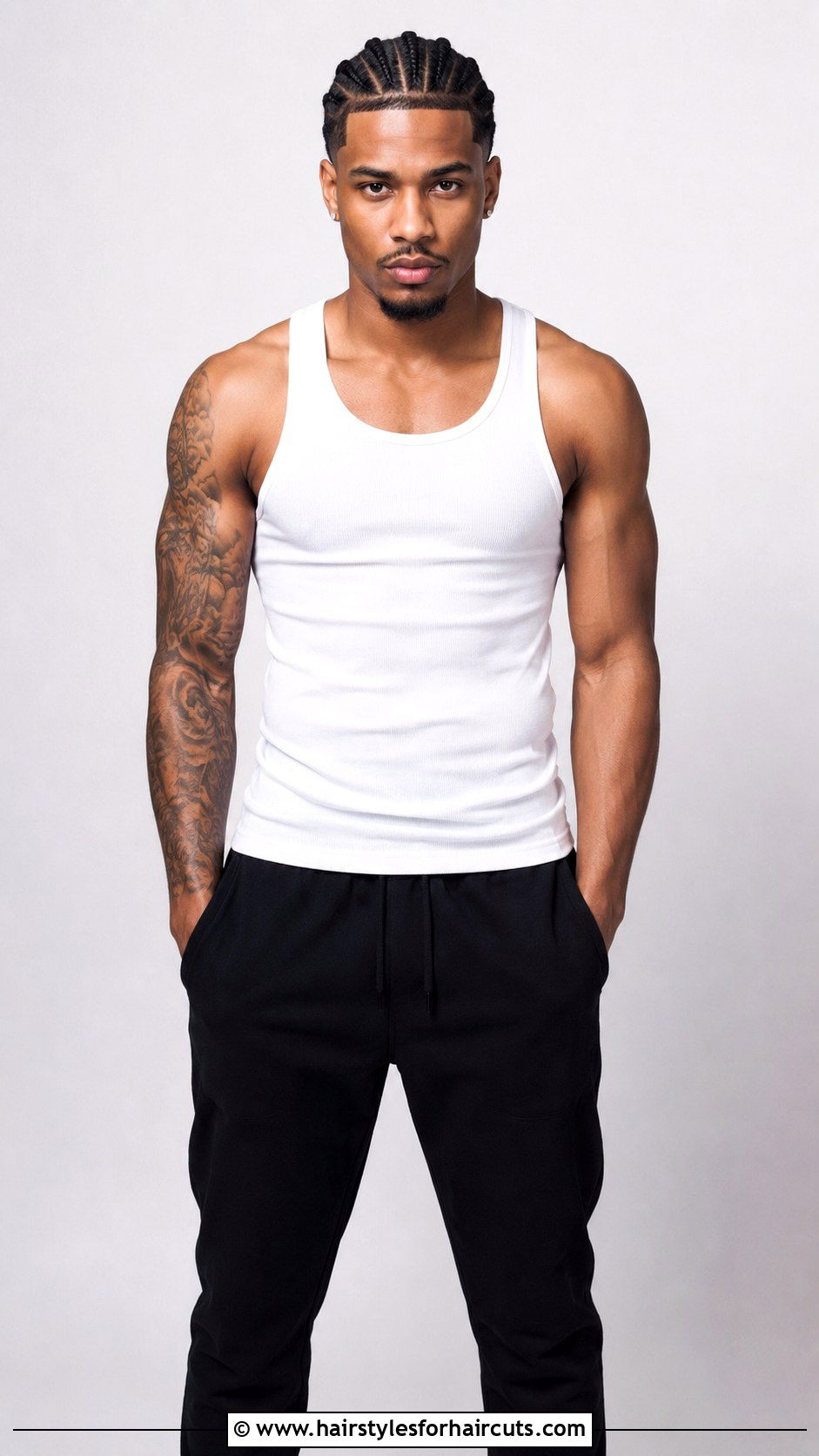 Zig Zag Part Cornrows - 25 allen iverson hairstyles - 25 allen iverson hairstyles