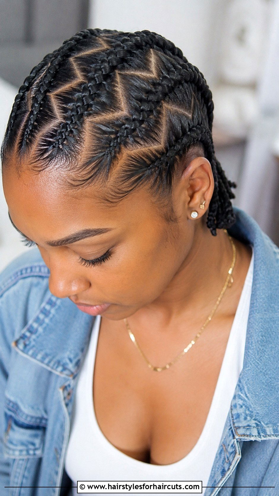 Zigzag Braids Short Hair - 25 braided hairstyles for short hair - 25 braided hairstyles for short hair