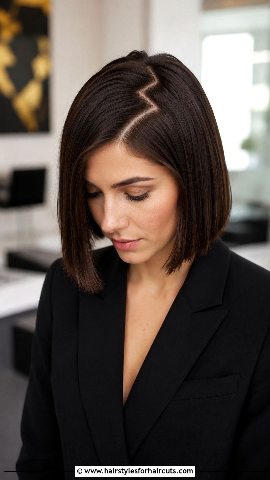 Zigzag Part Bob - 25 craziest haircuts - 25 craziest haircuts