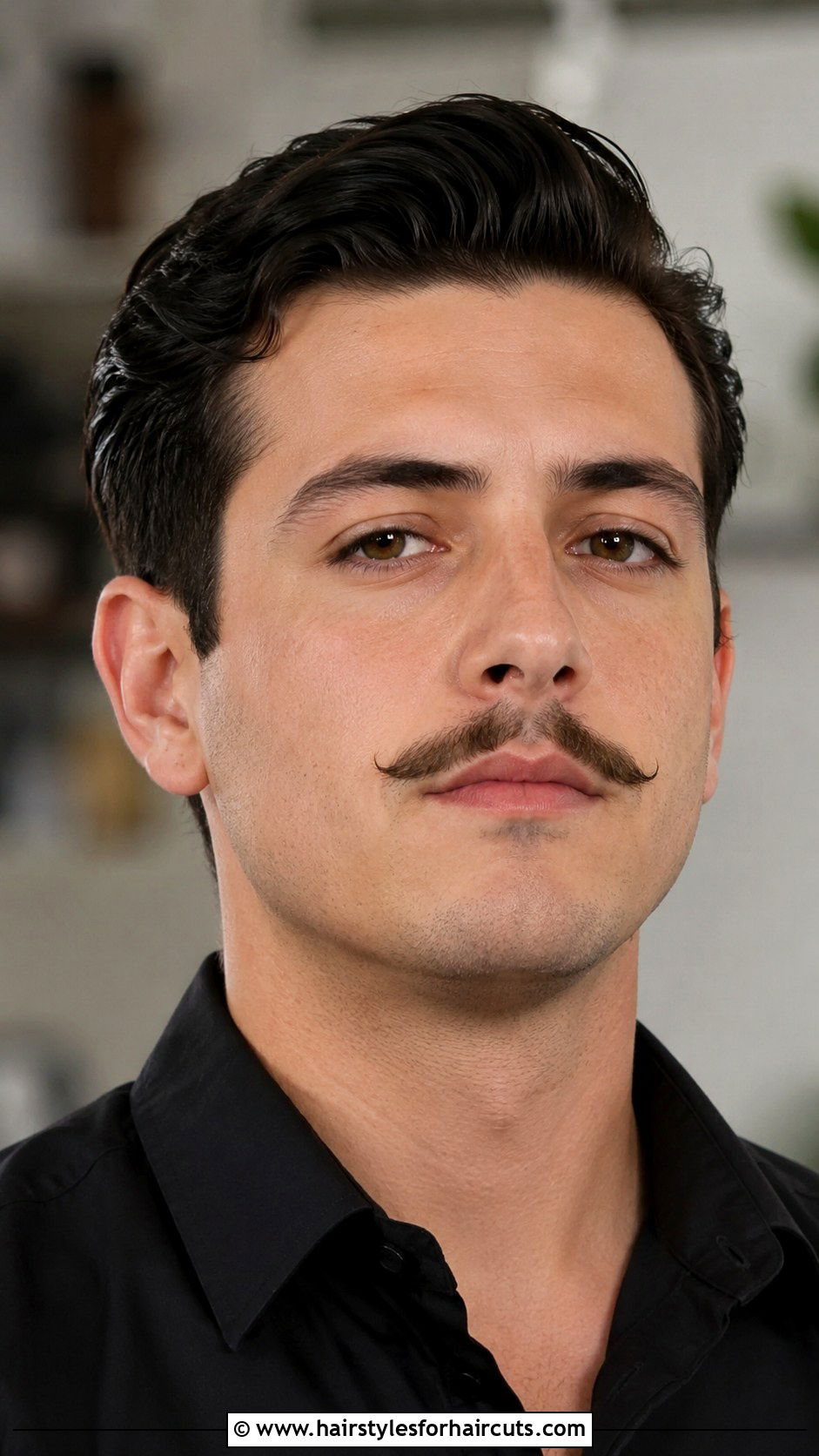 Zorro Mustache - 25 facial hairstyles for oval faces - 25 facial hairstyles for oval faces